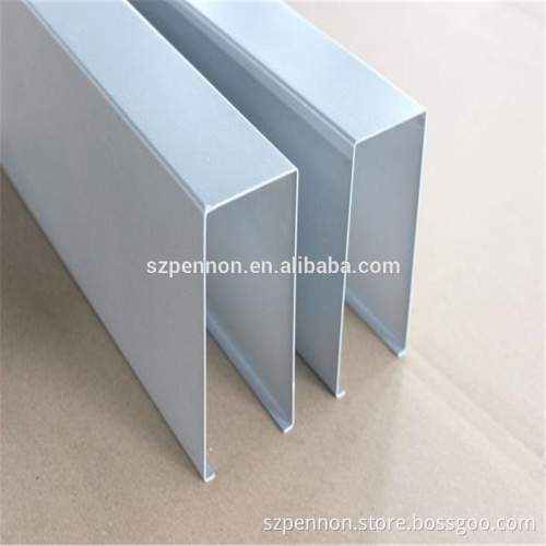 Baffle Ceiling Aluminum Square Tube Line Artist Ceiling